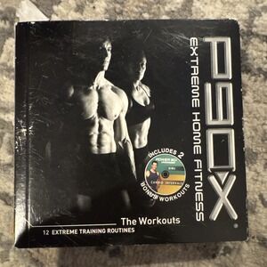 P90X Extreme‎ Home Fitness Workout Complete 12 DVD Set Exercise.